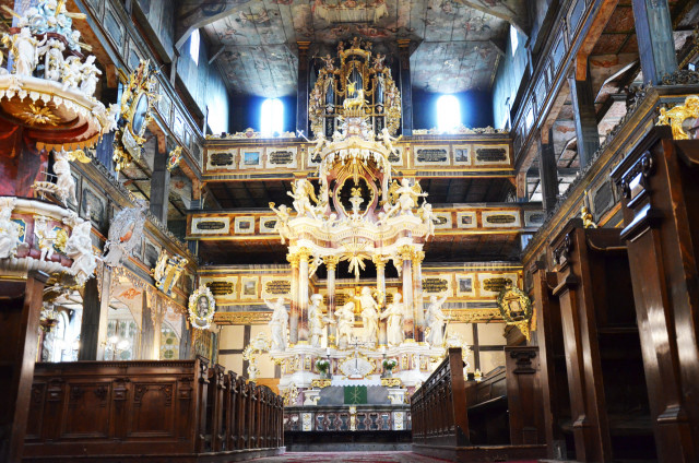 See the largest wooden baroque temple in Europe!